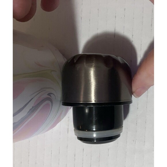 "Give Thanks" Marble Patterned Stainless Steel Water Bottle 20oz Insulated 10.5' - Picture 15 of 15